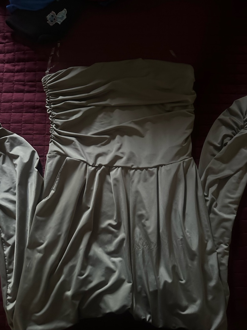 Strapless Olive Green Women’s one piece